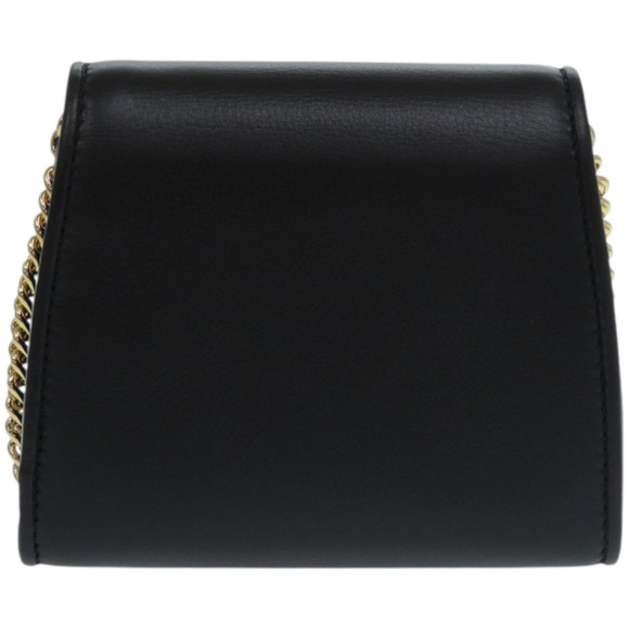 Like new Gucci Blondie Chain Wallet 725219 in black leather, bifold wallet, 1206